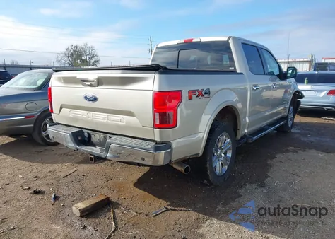 2018 Ford F-150 Lariat из США, поврежденный, VIN 1FTEW1E55JKF33336